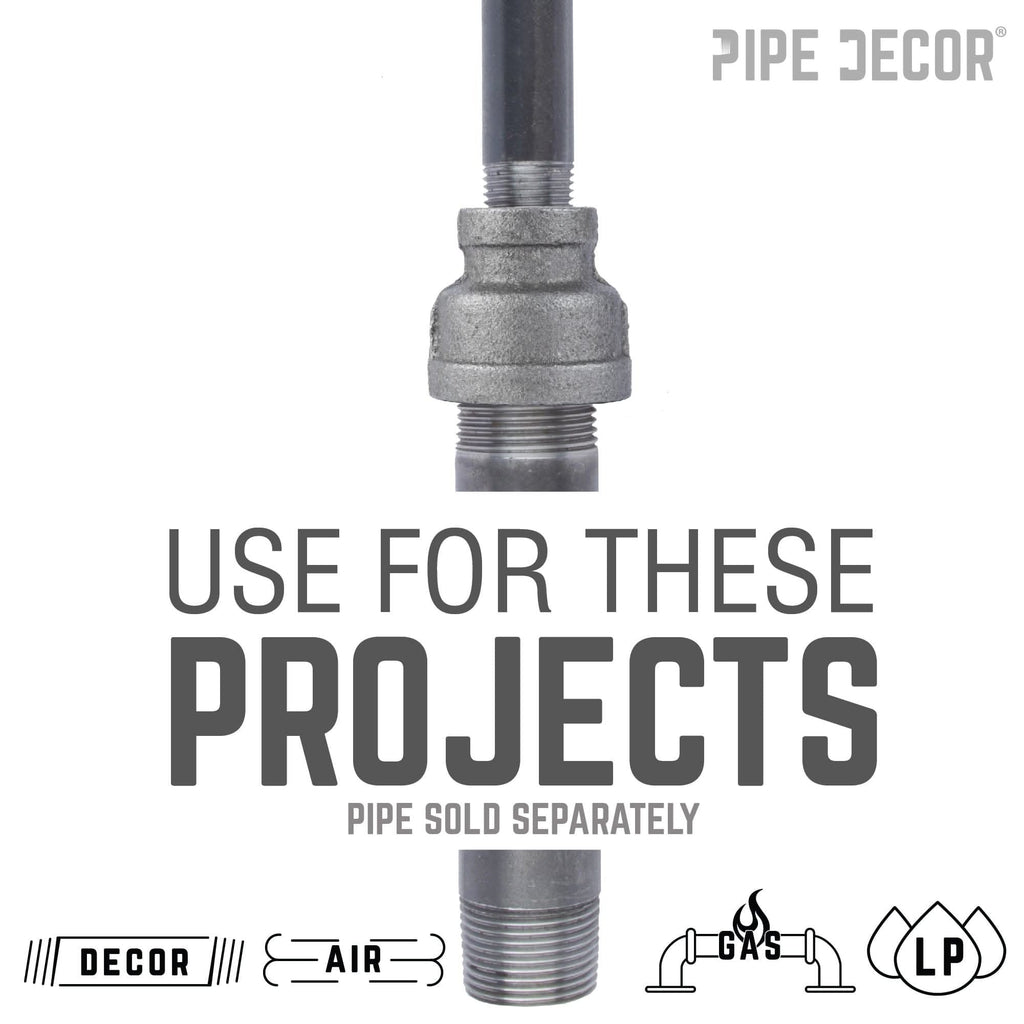 1/4 in. x 1/8 in. Black Reducing Coupling