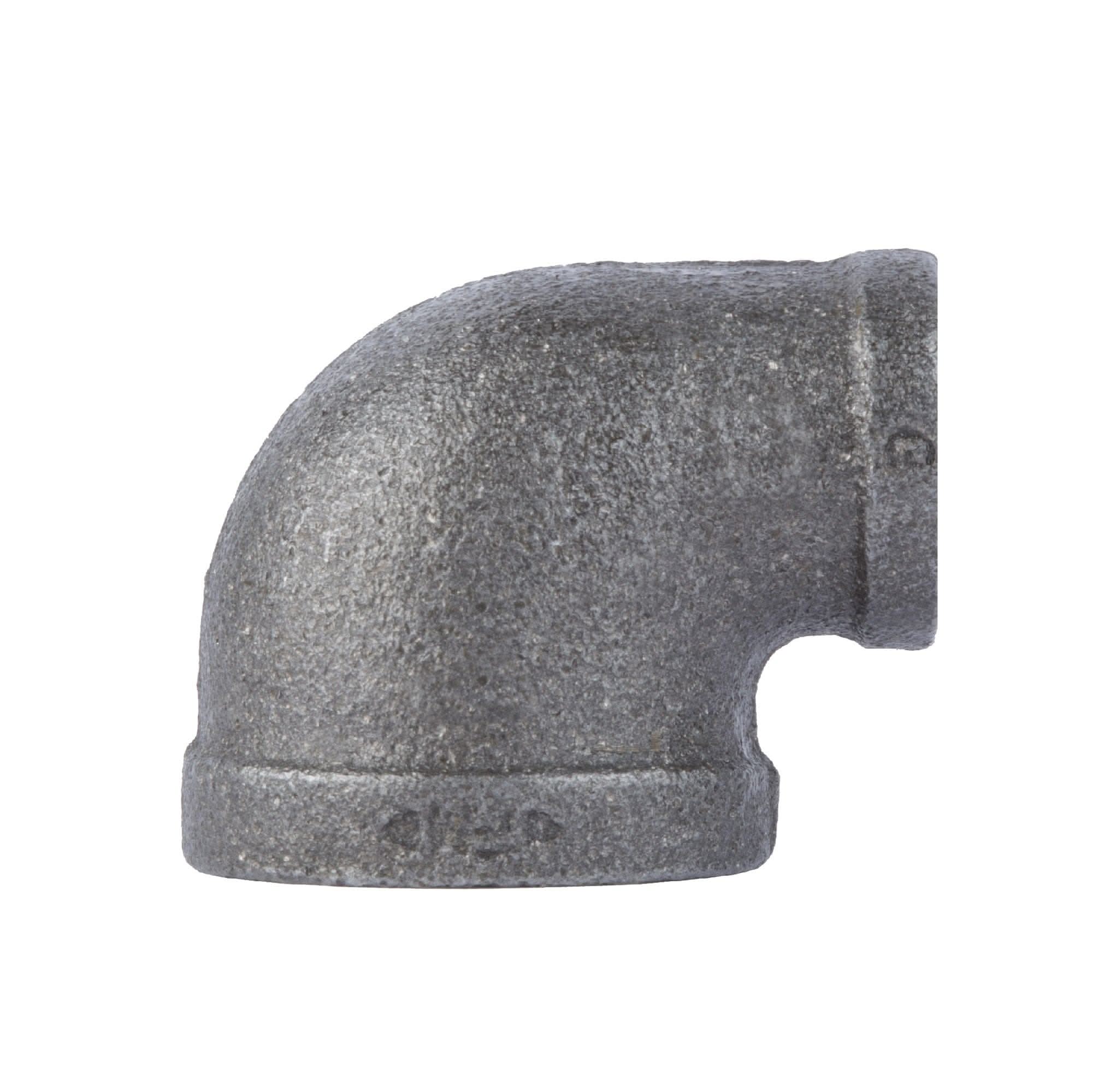 2 in. x 1 in. Black Reducing Elbow