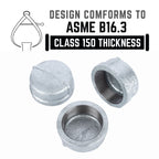 1 1/4 in. Galvanized Iron Cap