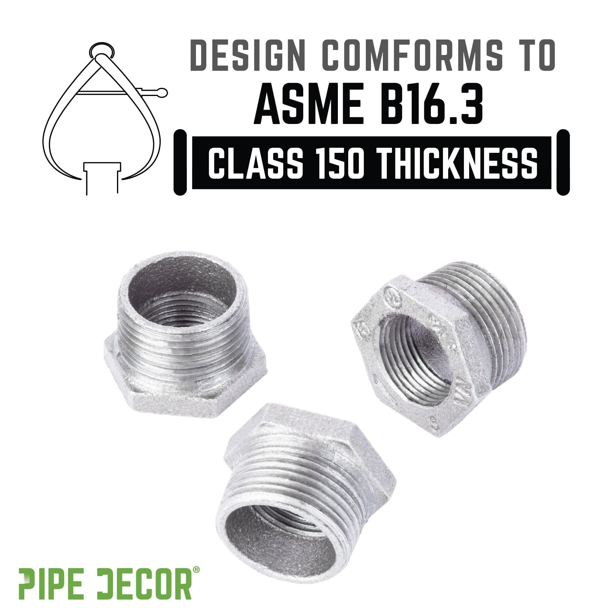 1 in. x 3/4 in. Galvanized Iron Bushing