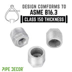 1 in. x 3/8 in. Galvanized Iron Bushing