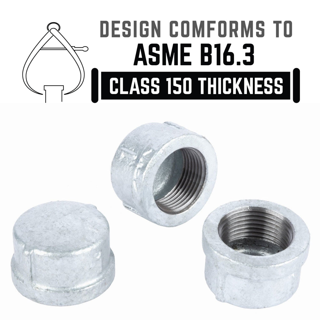 1 in. Galvanized Iron Cap