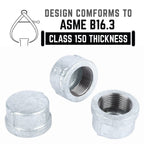 1 in. Galvanized Iron Cap