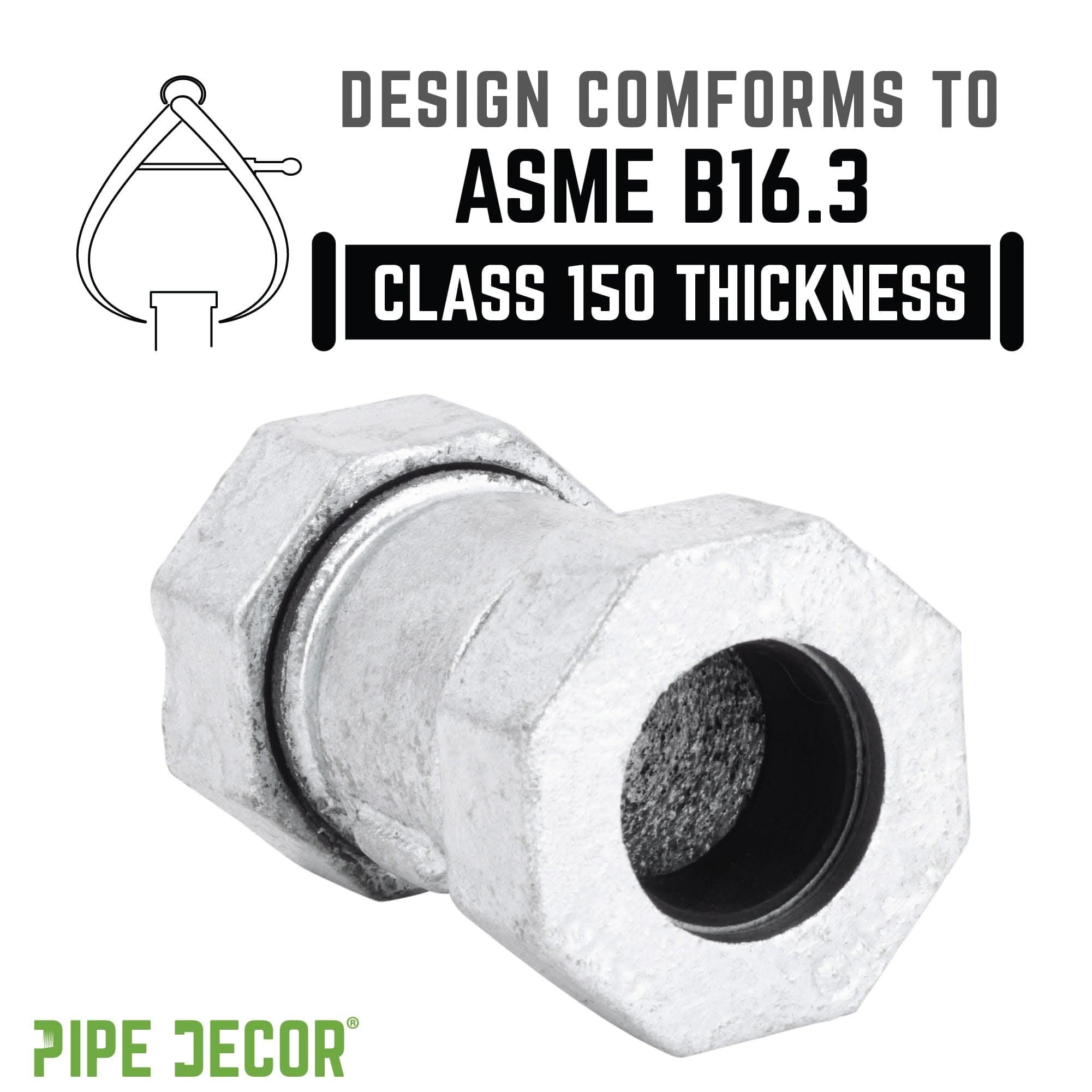 2 in. Galvanized Iron Compression Coupling