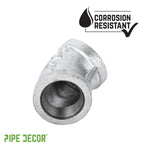 1 in. Galvanized Iron 45 Degree Elbow
