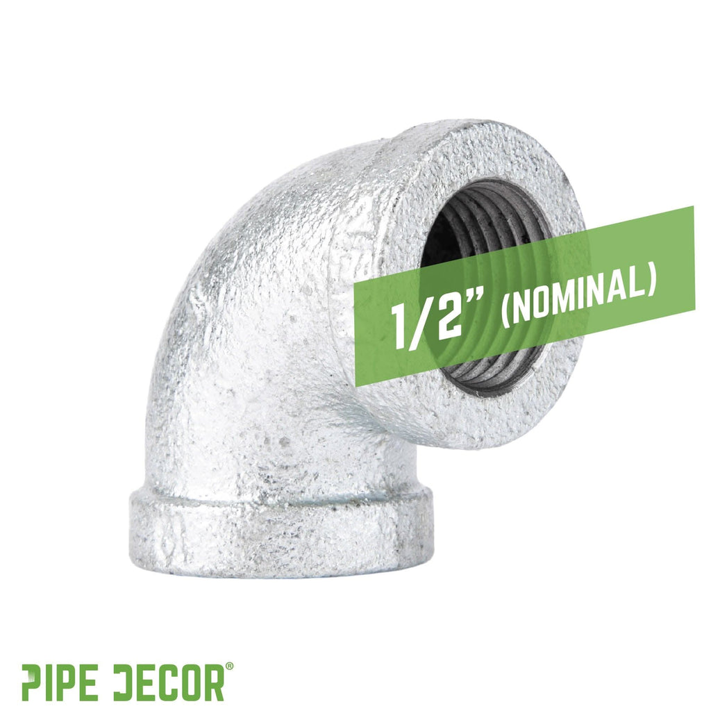 1/2 in. Galvanized Iron 90 Degree Elbow