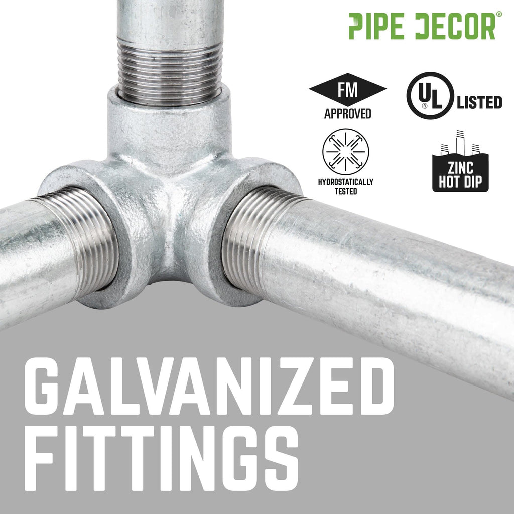 1 1/2 in. Galvanized Iron Locknut