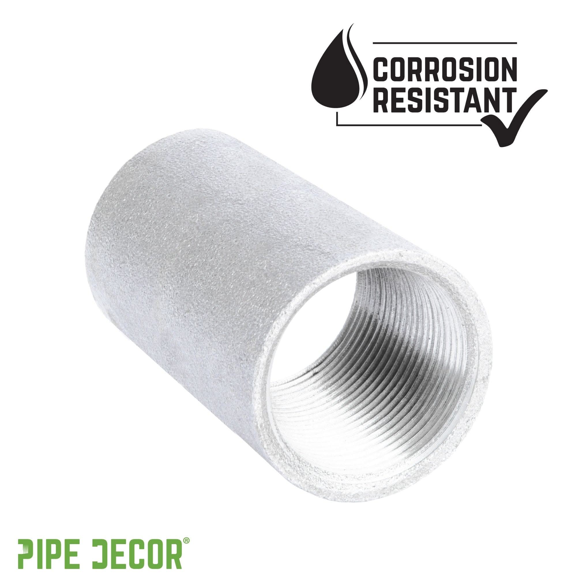 1 1/4 in. Galvanized Steel Merchant Coupling