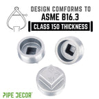 1 1/2 in. Galvanized Iron Plug