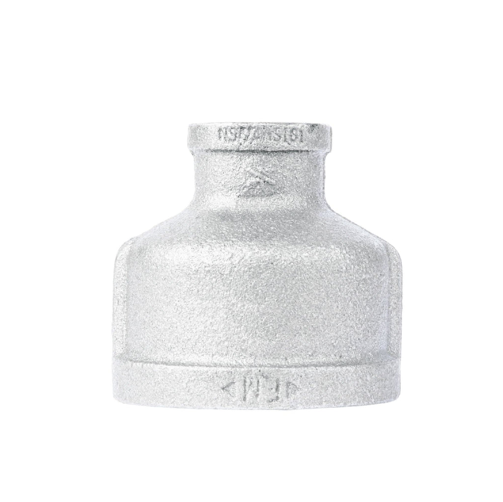 1 1/2 in. x 1/2 in. Galvanized Iron Reducing Coupling