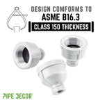 2 in. x 3/4 Galvanized Iron Reducing Coupling