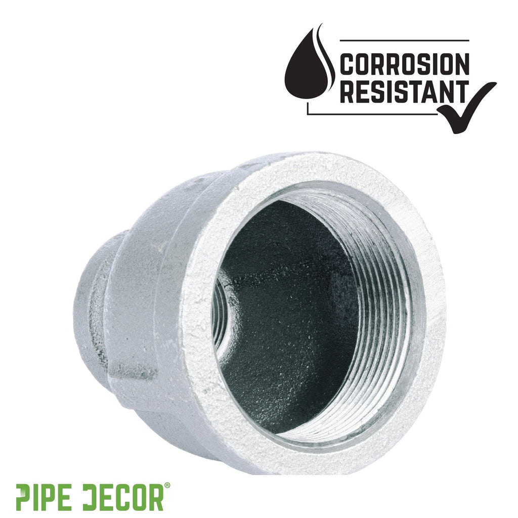 2 in. x 3/4 Galvanized Iron Reducing Coupling