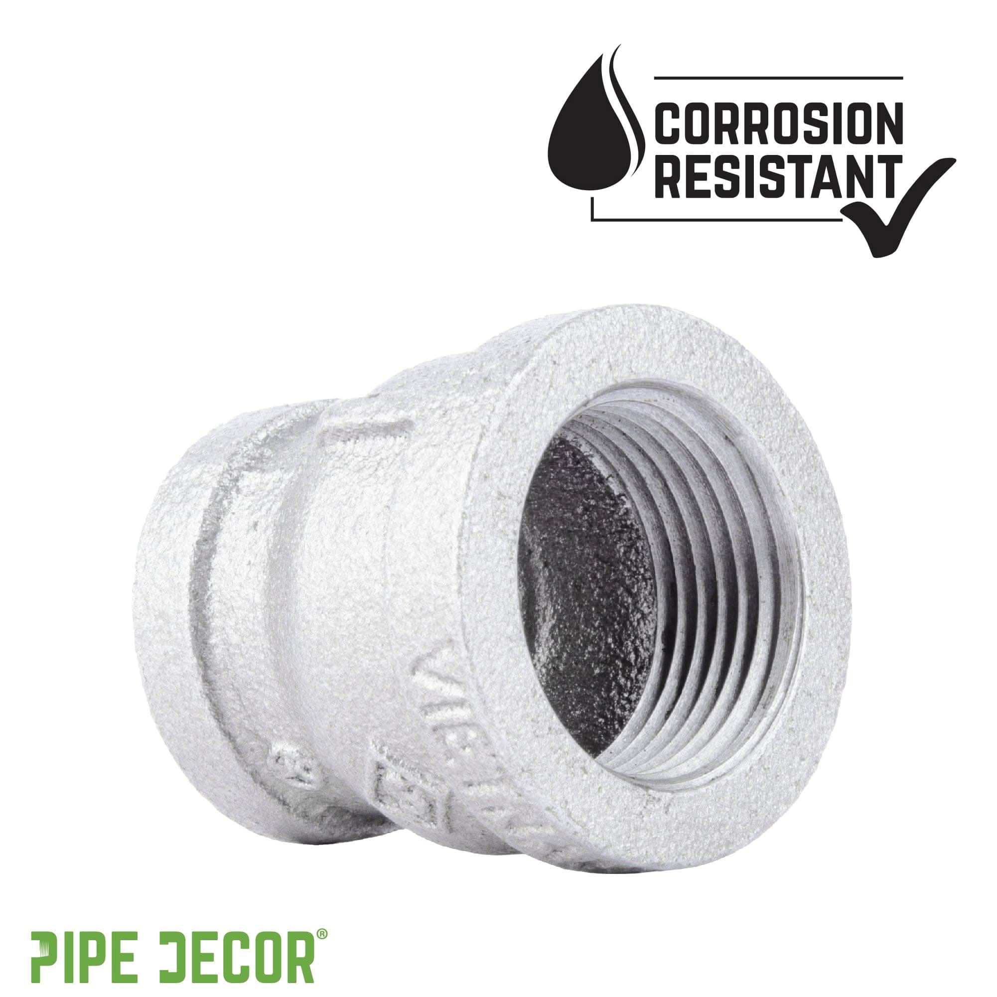 3/4 in. x 1/2 in. Galvanized Iron Reducing Coupling