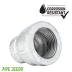 1/2 in. x 1/4 in. Galvanized Iron Reducing Coupling