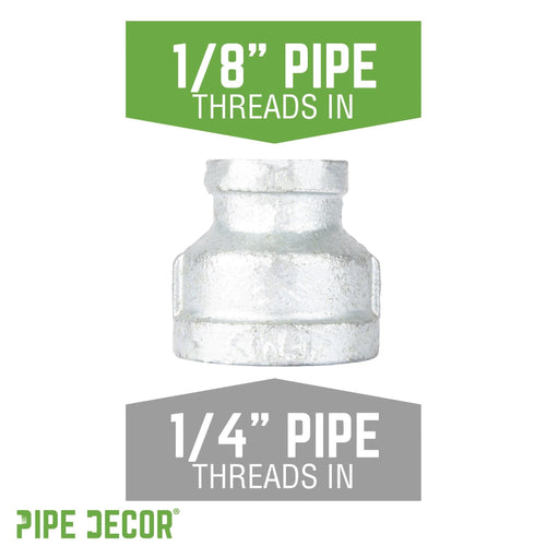 1/4 in. x 1/8 in. Galvanized Iron Reducing Coupling