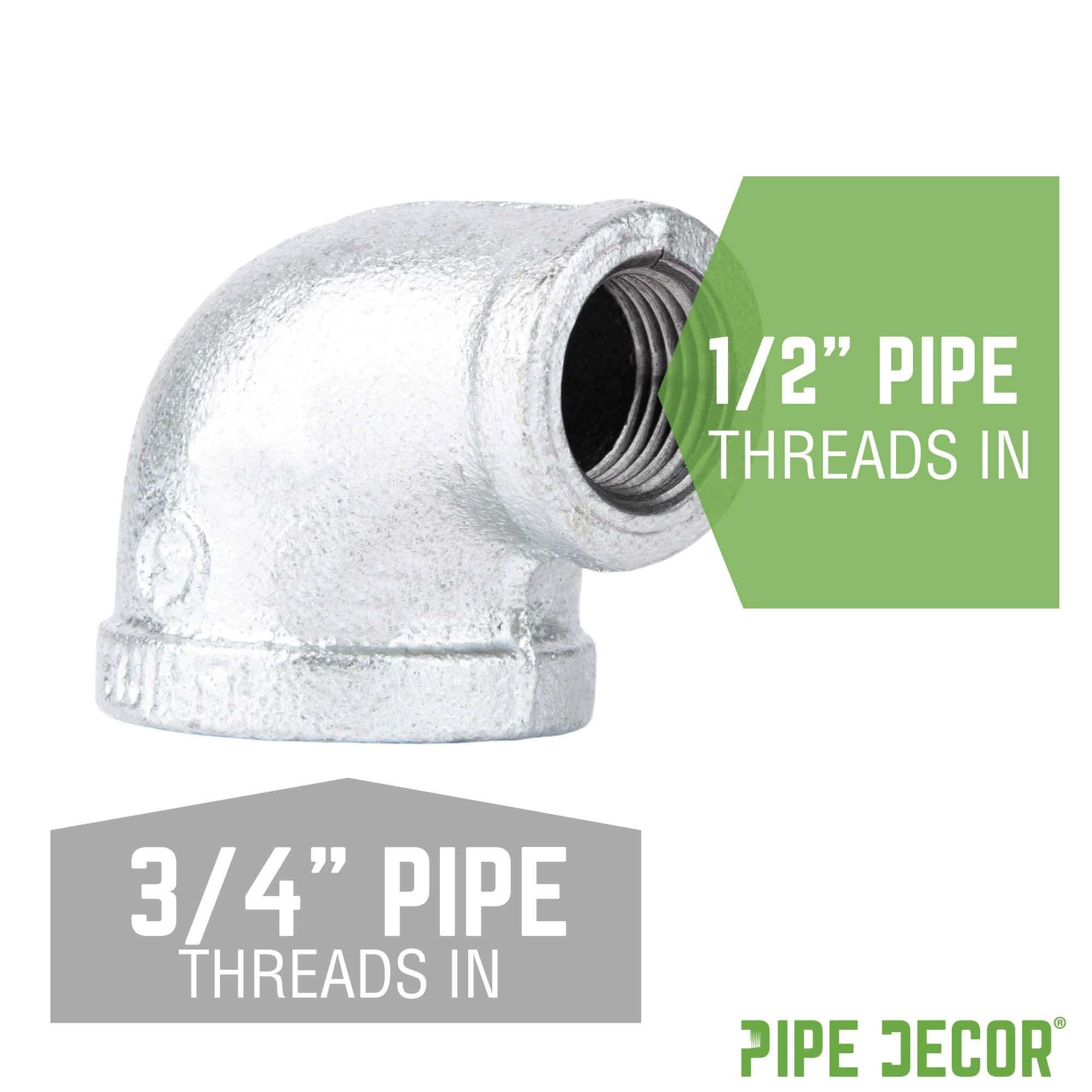 3/4 in. x 1/2 Galvanized Reducing Elbow