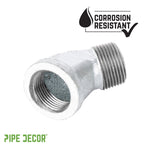 1 1/4 in. Galvanized Iron 45 Degree Street Elbow