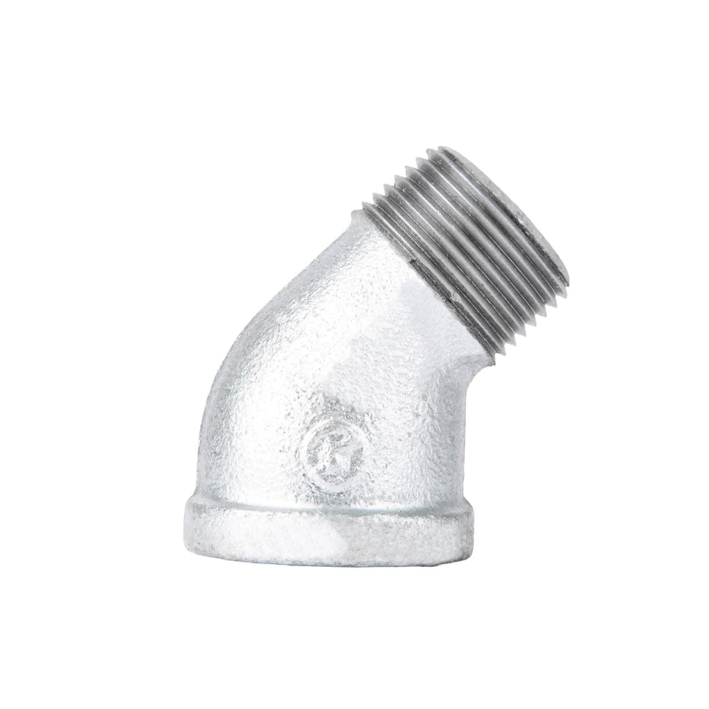 1/2 in. Galvanized Iron 45 Degree Street Elbow
