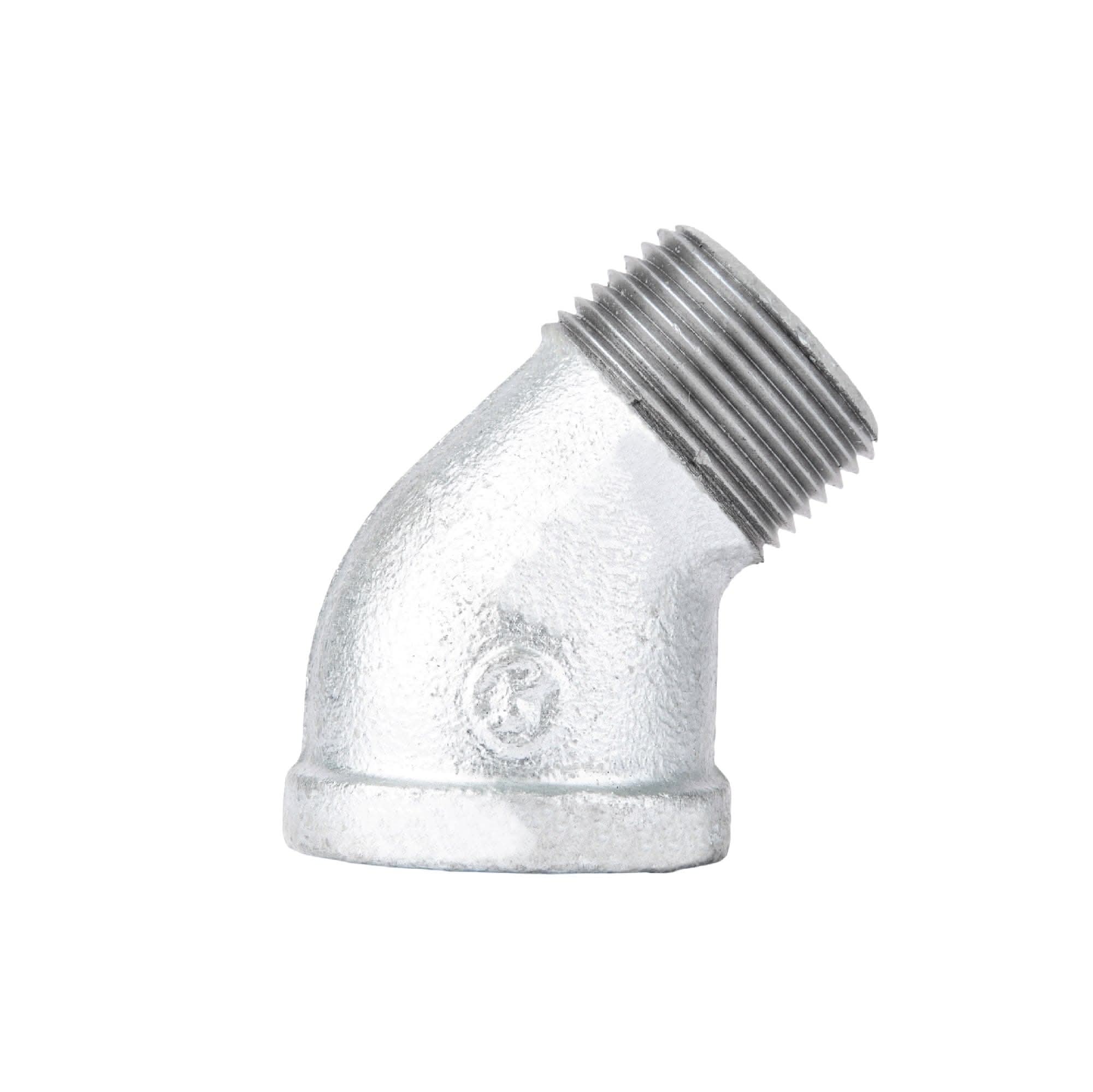 1/2 in. Galvanized Iron 45 Degree Street Elbow