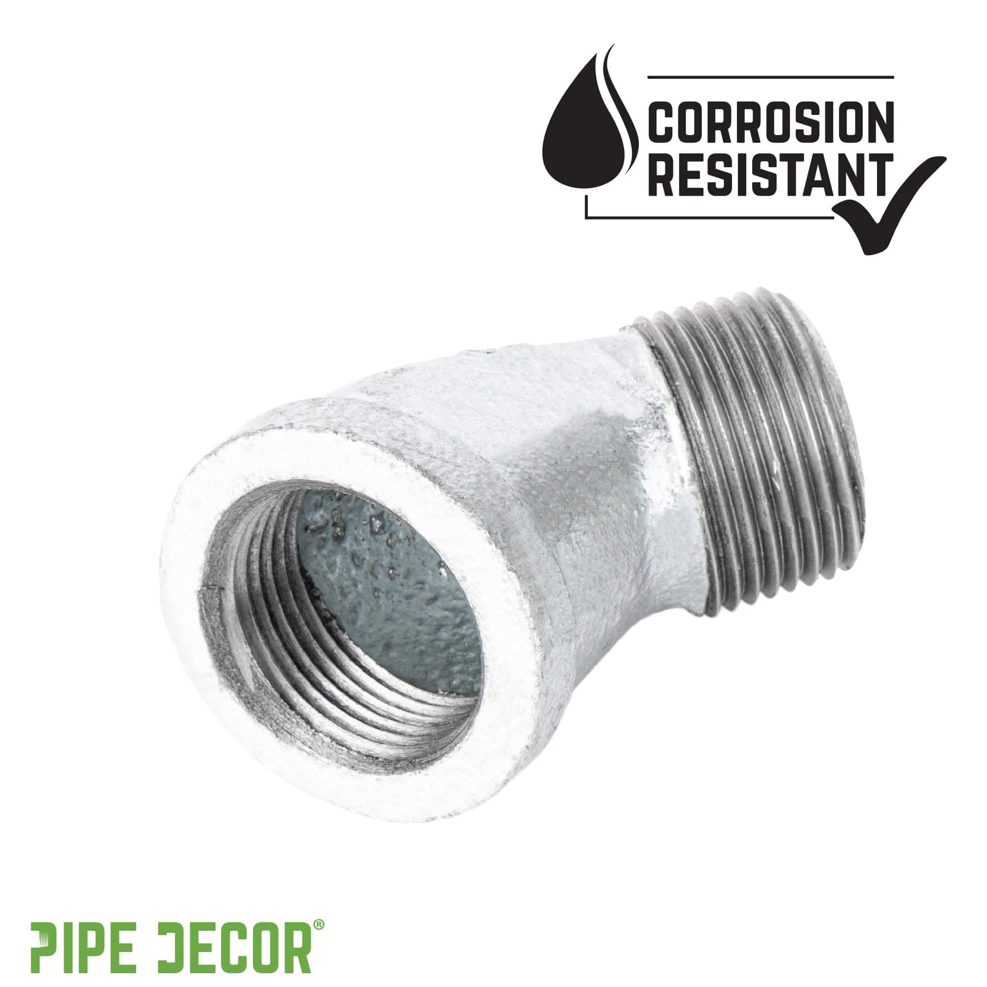1/2 in. Galvanized Iron 45 Degree Street Elbow