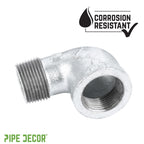 1 in. Galvanized Iron 90 Degree Street Elbow