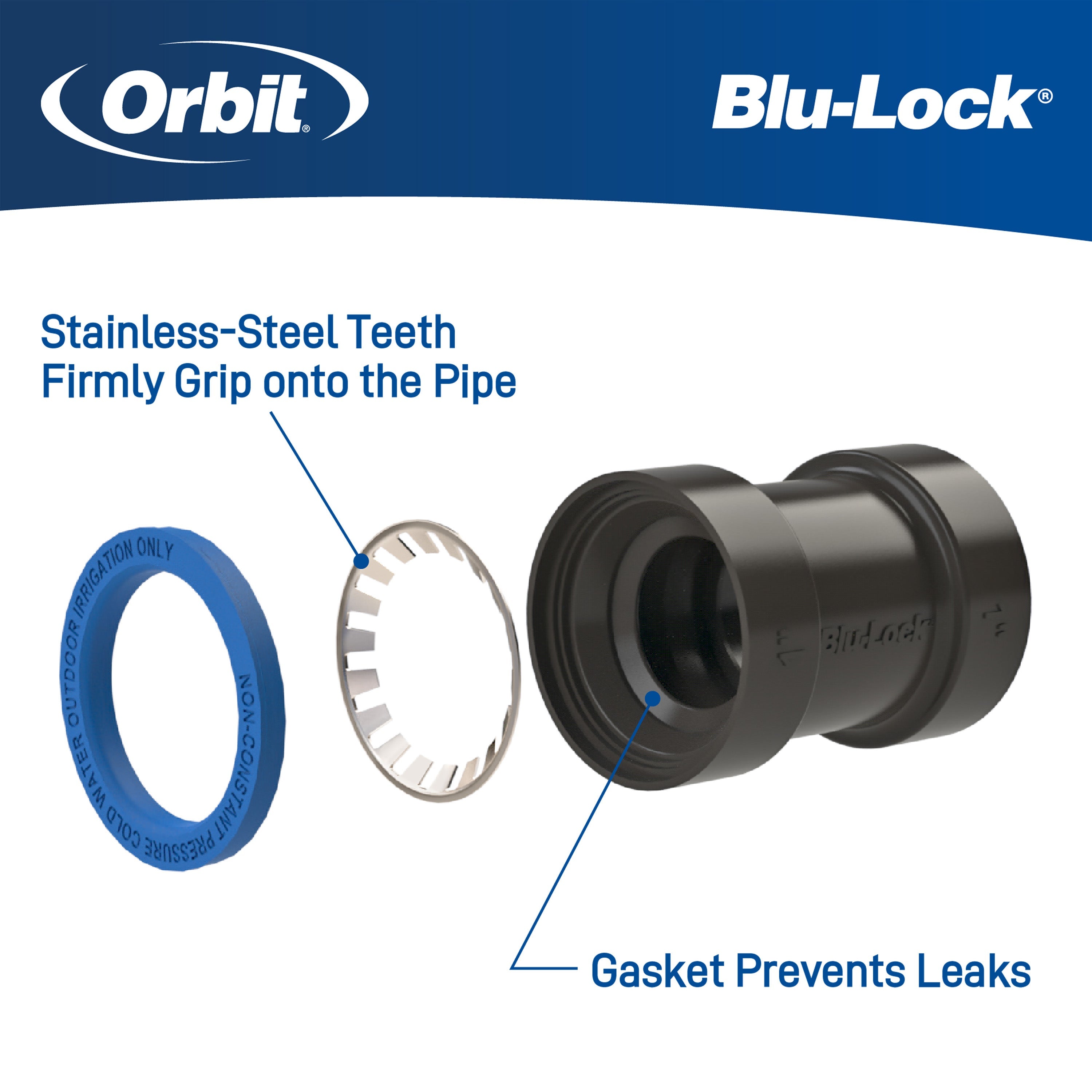 1" Blu-Lock x 1" Slip Adapter 31689