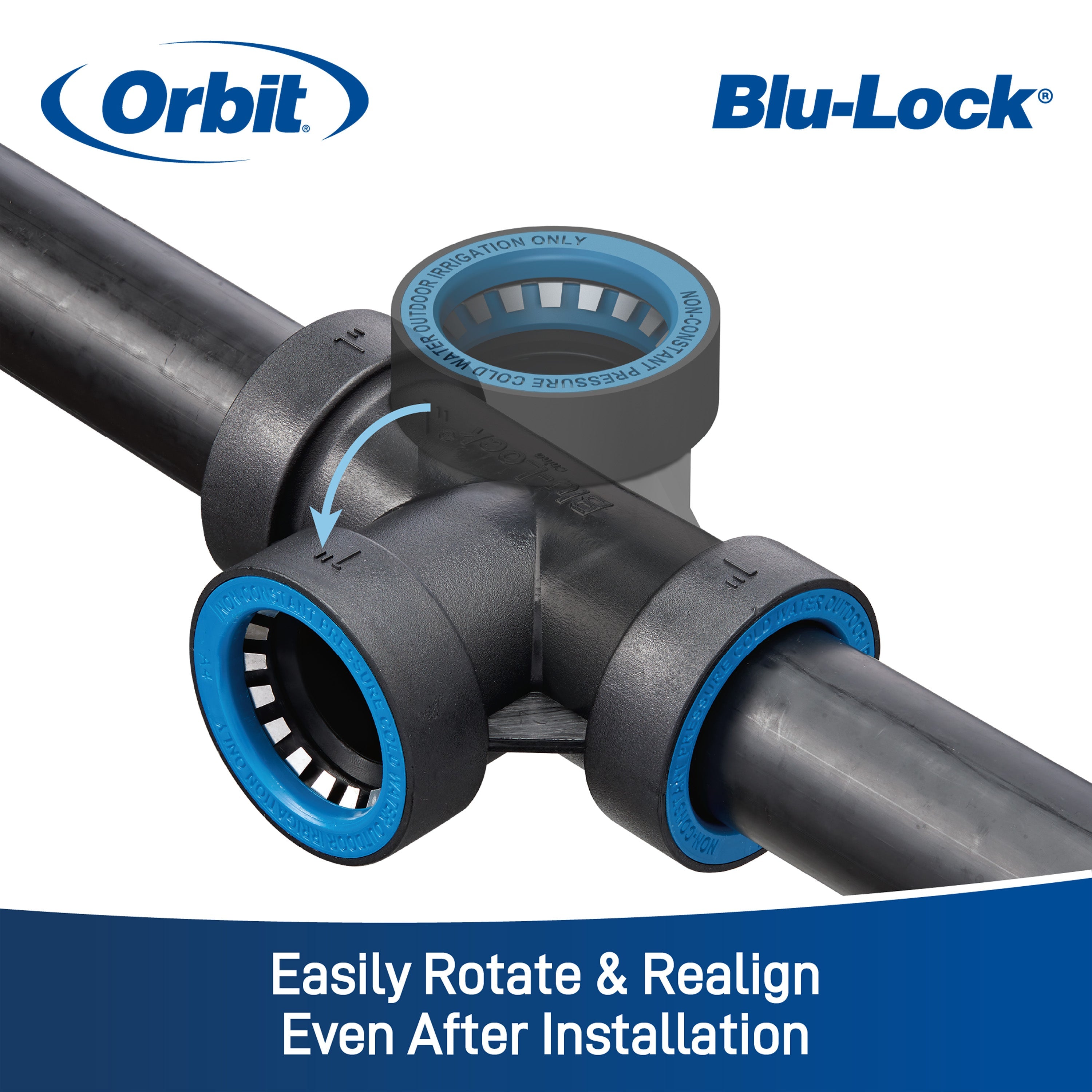 3/4" Blu-Lock Elbow 31374
