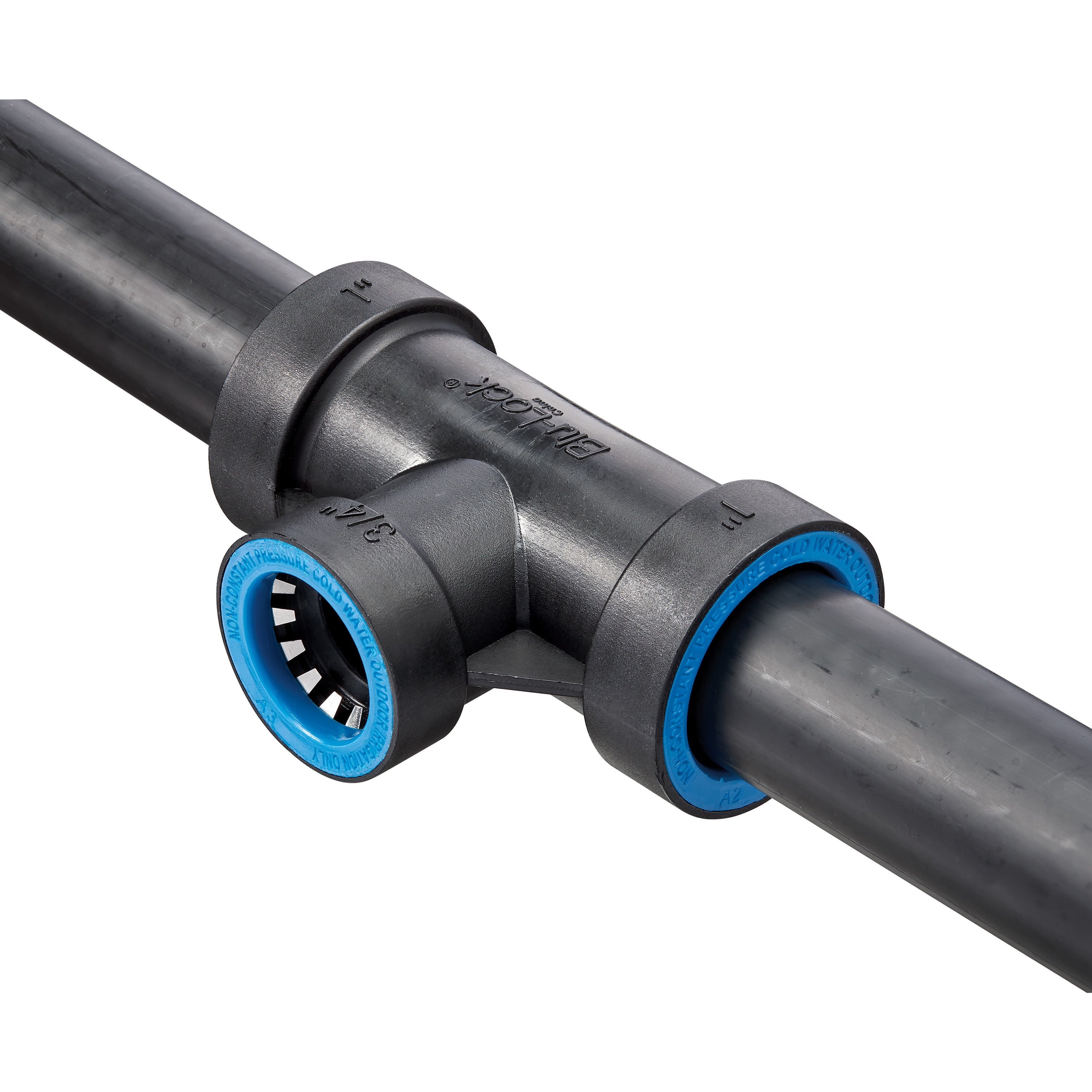 1" x 1" x 3/4" Blu-Lock Reducing Tee 31683