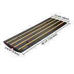 Yescom Driveway Curb Ramps for Lowered Cars 2.6in Rise