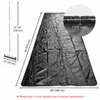 Yescom Garage Floor Containment Mat for Snow 8.5x20ft