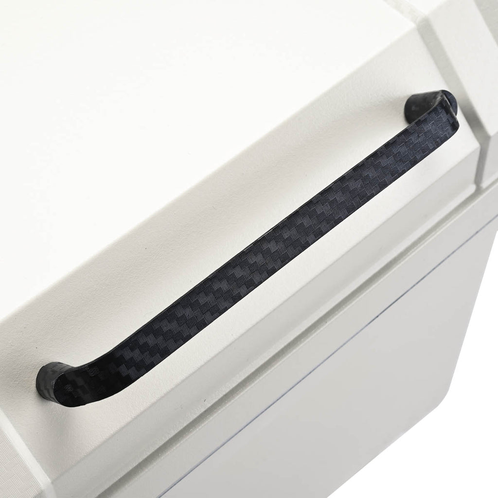 Yescom White Motorcycle Trunk Box with Backrest Scooter Tour Pack
