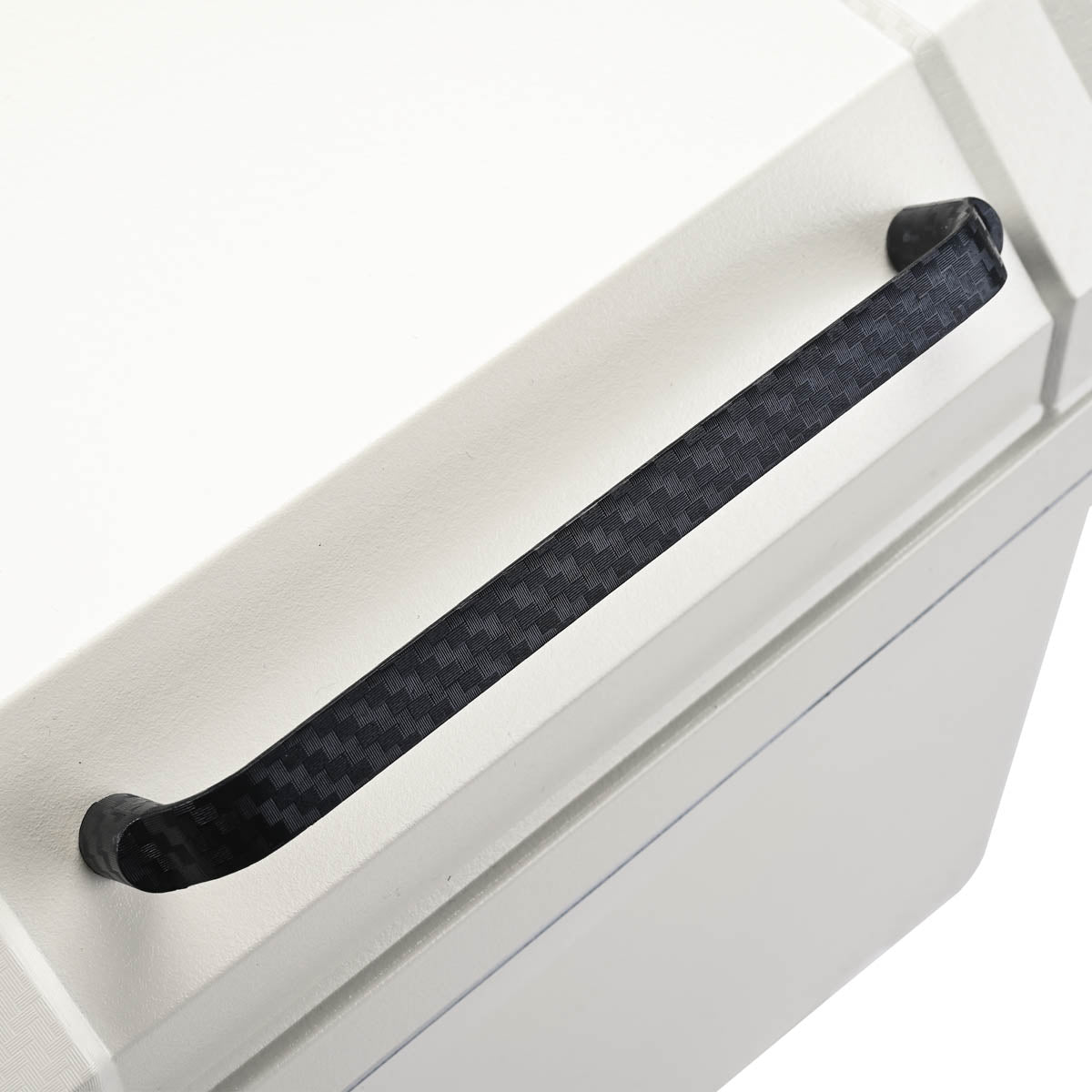 Yescom White Motorcycle Trunk Box with Backrest Scooter Tour Pack