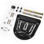 Yescom Motorcycle Trunk with Backrest Scooter Tour Pack Gloss Black