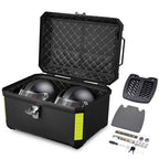 Yescom Motorcycle Trunk Box with Backrest Scooter Tour Pack