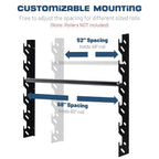 Yescom Vinyl Roll Holder Storage Rack Wall Mount