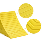 Yescom Wheel Chock for 58in. Tire, 396,800lbs GVWR, Polyurethane