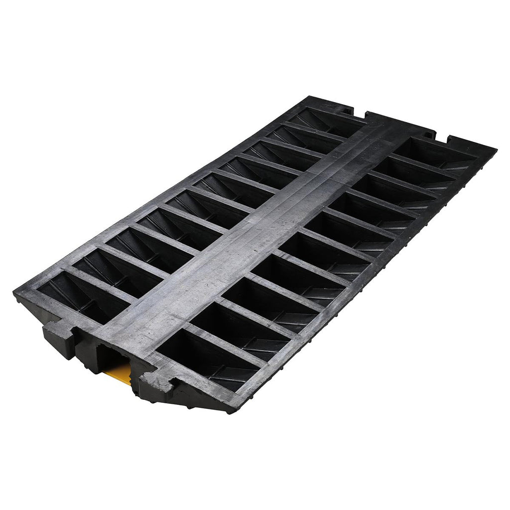 Yescom Cable Ramp Rubber Hose Protector 1 Channel for 3 1/8" Cables