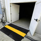 Yescom ADA Cable Ramp Rubber Speed Bump 5-Channel for 1 3/8" Cables