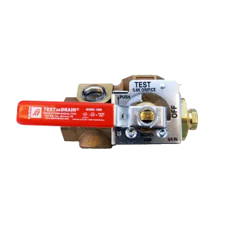 3/4" Test And Drain 1/2" 5.6K Orifice Valve By AGF