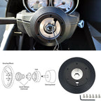 Deadboyz 350mm Steering Wheel + Short Hub Adapter Kit For Mustang Focus Fiesta Mazda
