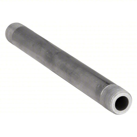 1-1/2" x 10" Black Pipe Nipple Sch 160