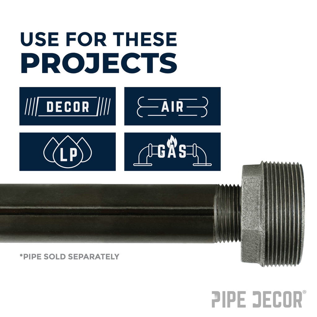 3 in. x 2 1/2 in. Black Bushing