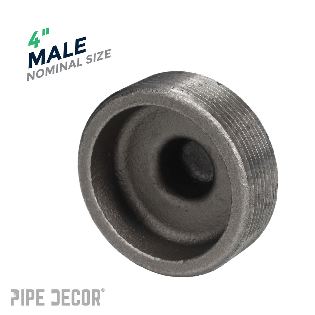 4 in. Black Plug