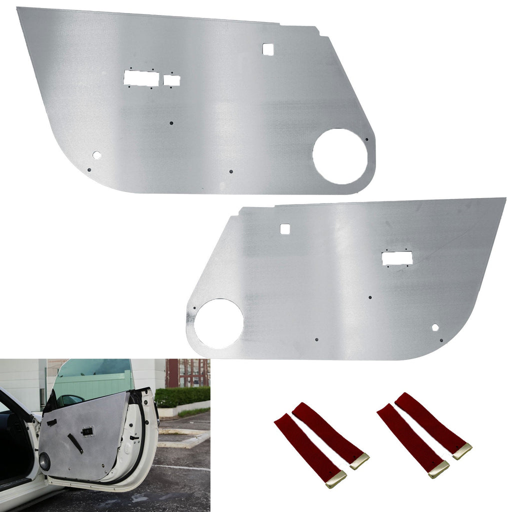 Aluminum Door Cards Panels For 2003-2009 350Z Coupe Z33 Lightweight Racecar US