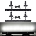 Yescom 12W 19 Inch LED Display Light w/ Clamp for Retractable Banner Stands 2 Packs