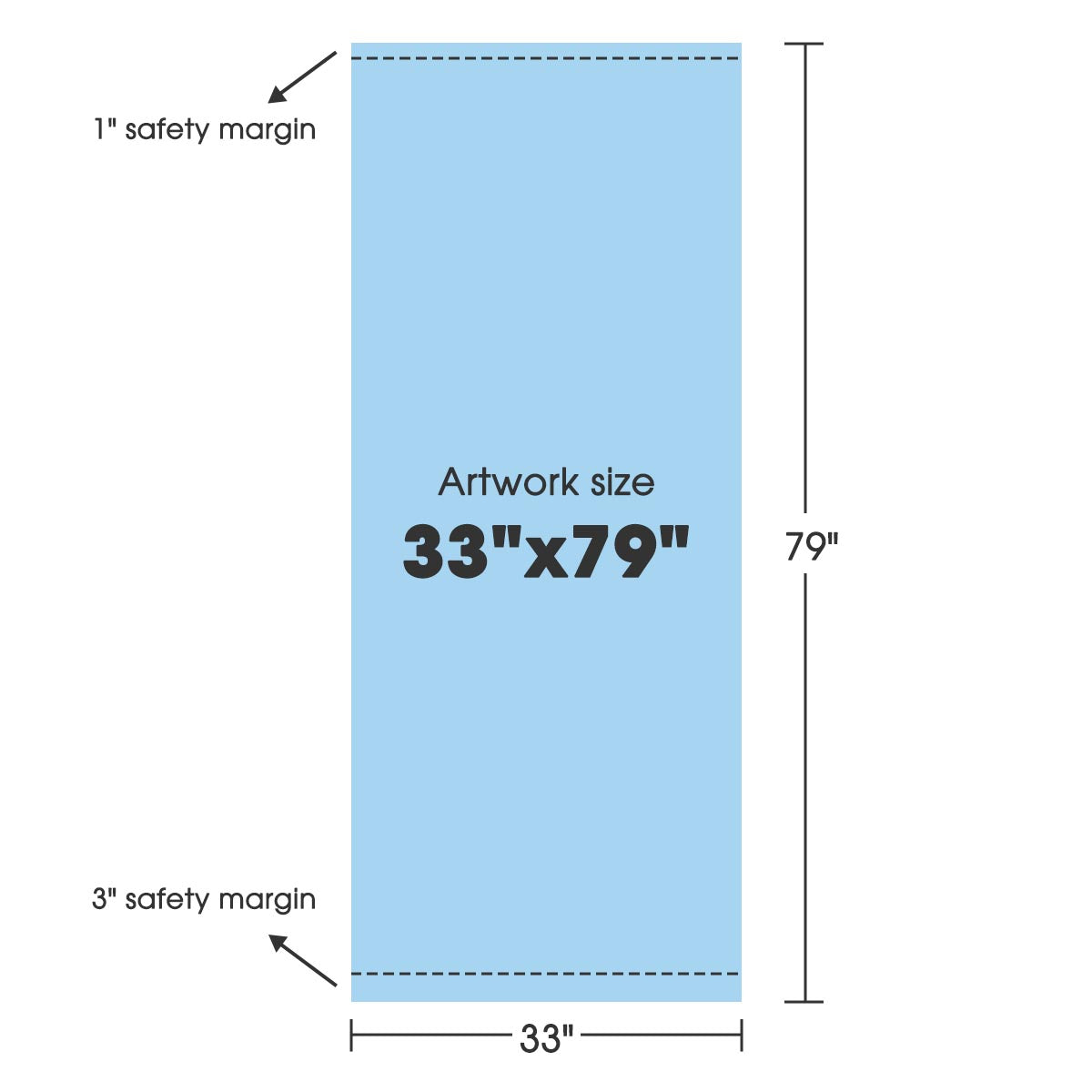 Yescom Retractable Banner Stand for Events Trade Shows Custom Printed 33x79