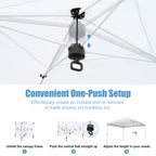 Yescom 10x10 Pop Up Canopy Tent with Bag, Optional Sidewalls