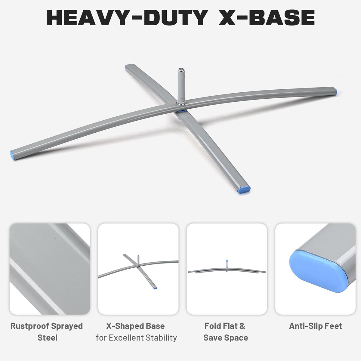 Yescom Feather Flag Pole Kit - 10 Sets, Base Type Options