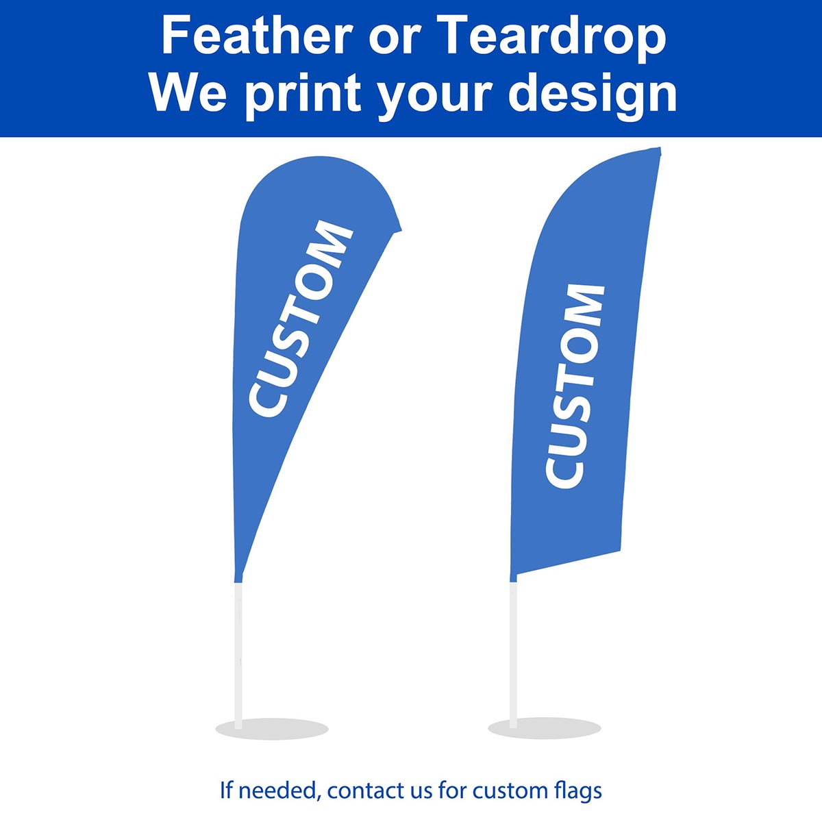 Yescom Feather Flag Pole Kit - 10 Sets, Base Type Options