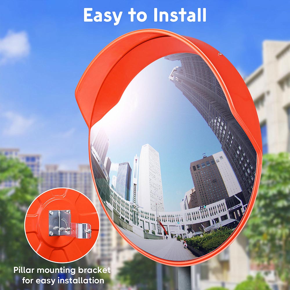 Yescom 24in Convex Mirror Blind Spot Mirror